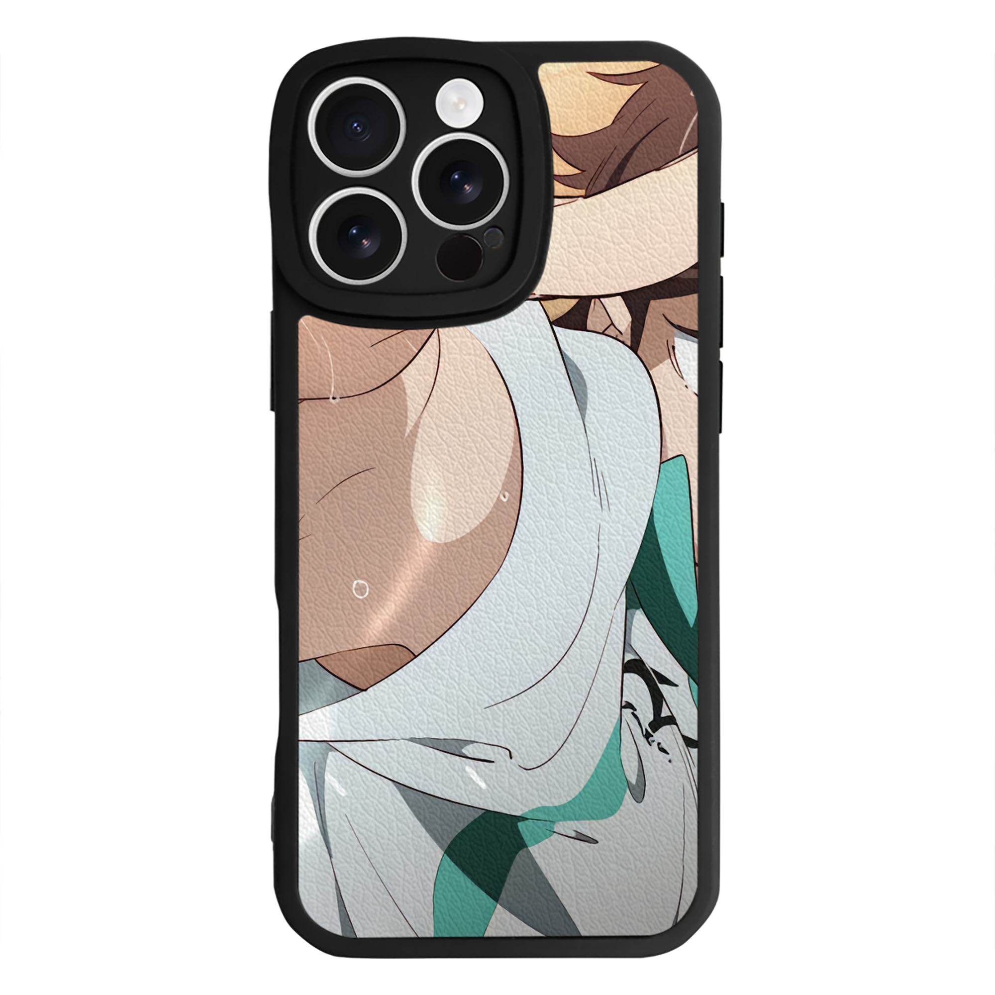 （画像用） ハイキュー!! Haikyu!! 【iPhone 16シリーズ対応】シリコンスマホケース（レザー調） 材質：シリコン